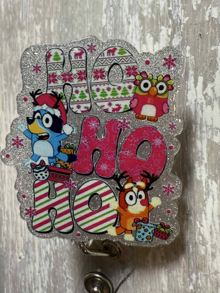 Distintivo ReeL BlueY Ho Ho Ho per la vendita all'ingrosso da parte di The Wild Poppy