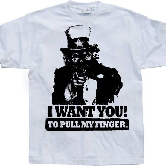 Jeg vil have dig! ... At trække i min finger. T-shirt for engroshandel hos Hybris Production AB