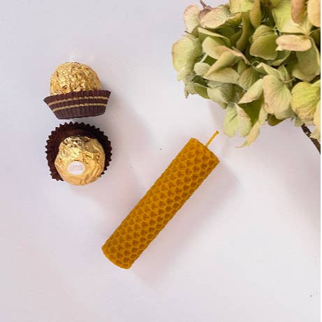 Vibee Candles – Großhandel Konische Kerze/Kerzenhalter – Vibee Candles Bienenwachskerzen, 10 cm Höhe x 2 cm Durchmesser1