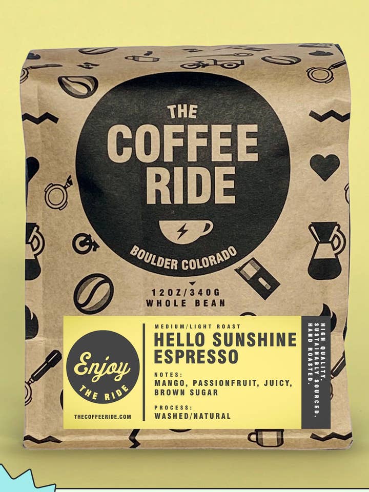 Hello Sunshine Espresso for wholesale by The Coffee Ride