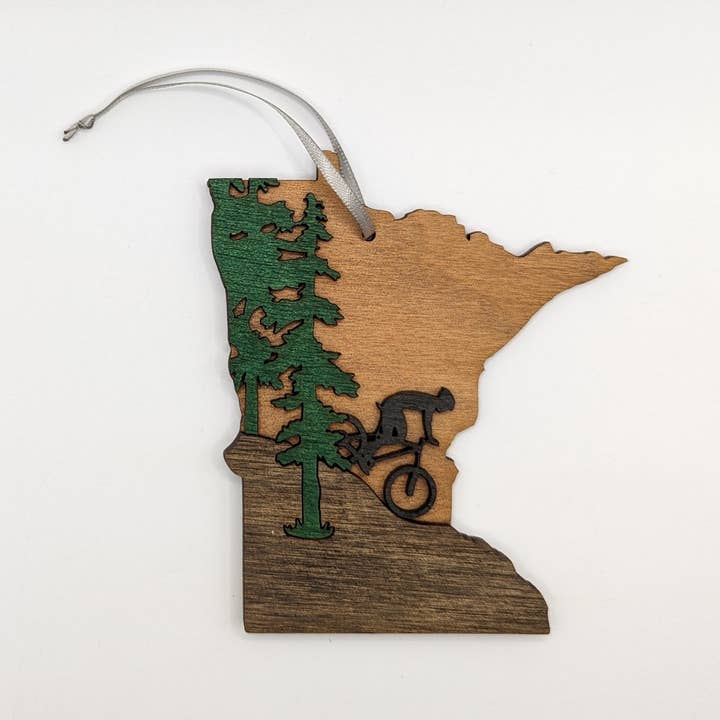 Knit and Nailed - Wholesale Ornament - Minnesota Wood Ornament Art 5" varieties2