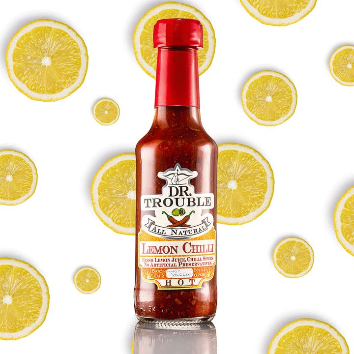 125ml Dr Trouble Lemon Chilli and other Purchase Wholesale dr trouble sauce. Free Returns & Net 60 Terms on Faire trending on Faire.