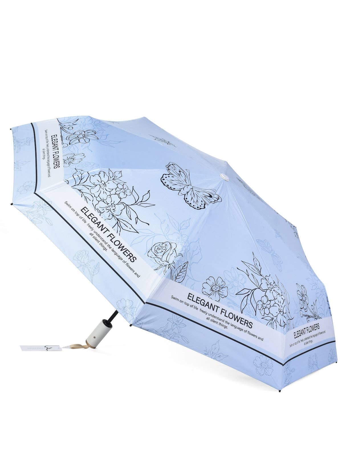 Funkyrel® Atzbranding Limited - Vendita all'ingrosso Ombrello - Donna - Rano – Ombrello con Stampa di Fiori Eleganti11