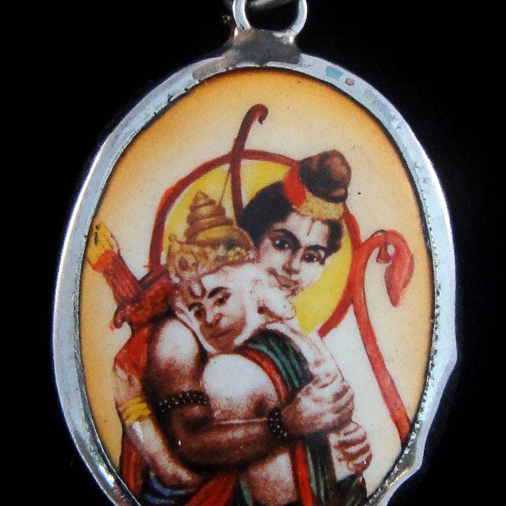 Tika – Engroshandel Vedhæng/charm – Emalje vedhæng - Shiva & Hanuman