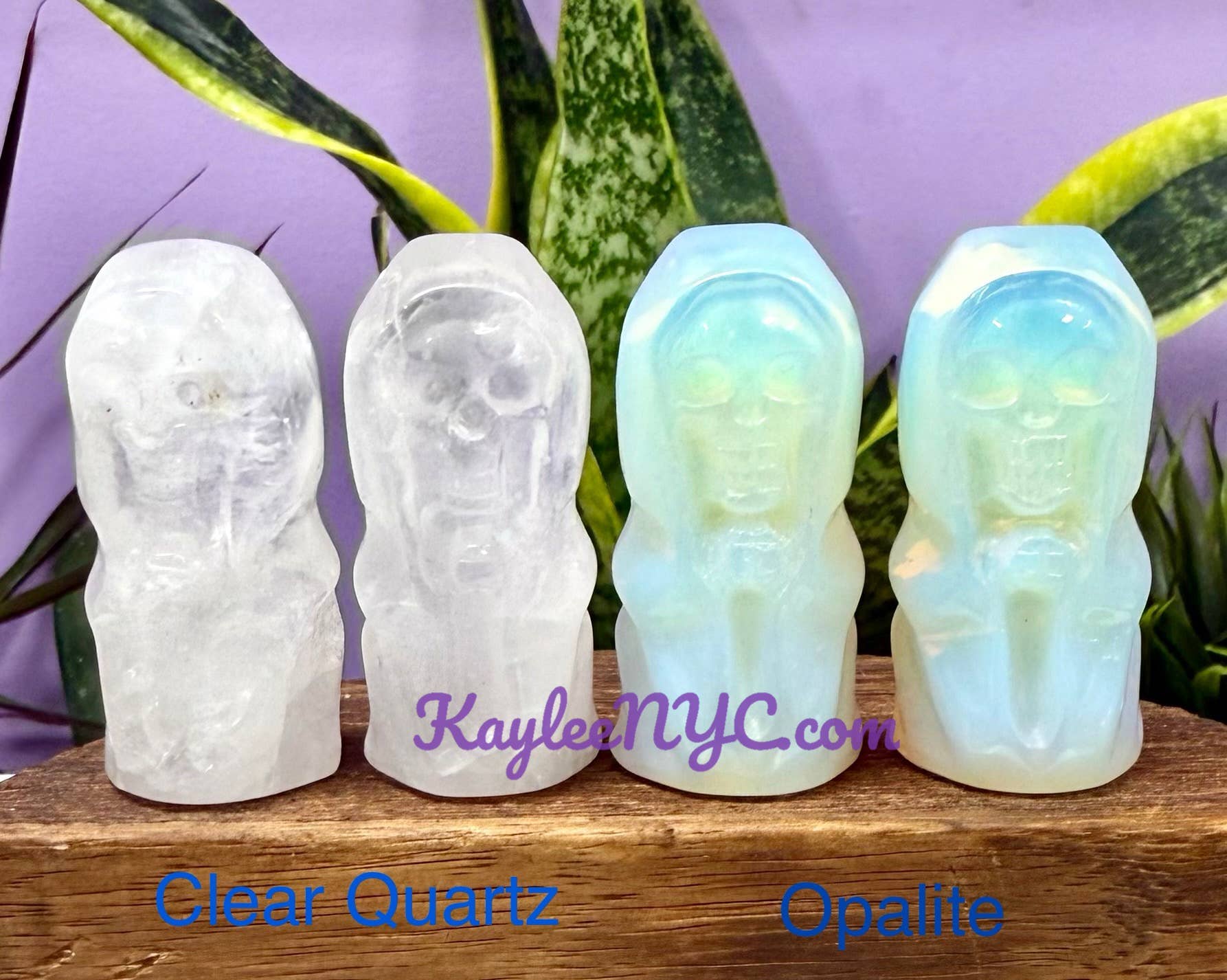 KayleeNYC - Wholesale Spiritual Stone/Crystal - 5cm Mix Crystals Grim Reaper Healing Energy7