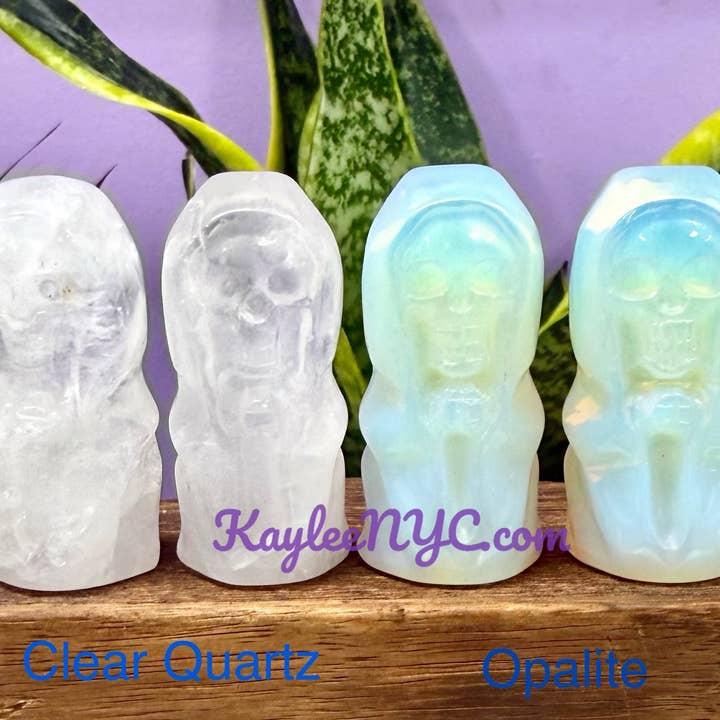 KayleeNYC - Wholesale Spiritual Stone/Crystal - 5cm Mix Crystals Grim Reaper Healing Energy7