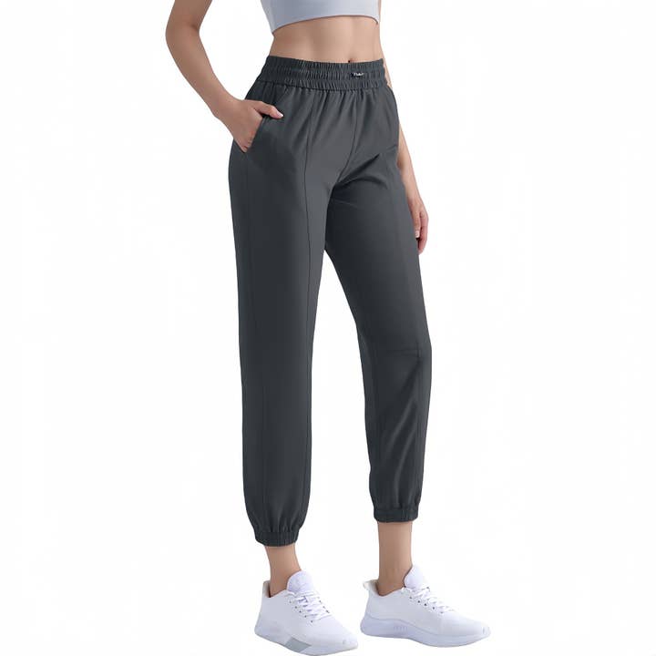 High Waist Jogger Pants with Elastic Cuffs and Side Pockets and other Purchase Wholesale coated jogger pants. Free Returns & Net 60 Terms on Faire trending on Faire.