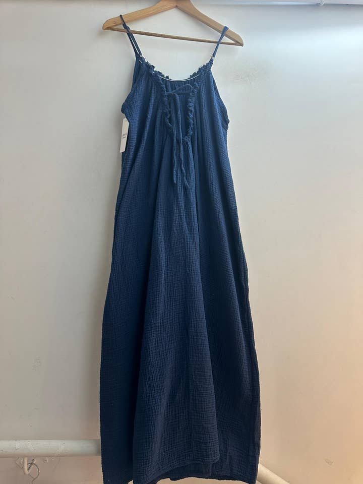 LORIANE - Wholesale Dress - Women's - 21876 Long cotton gauze dress5