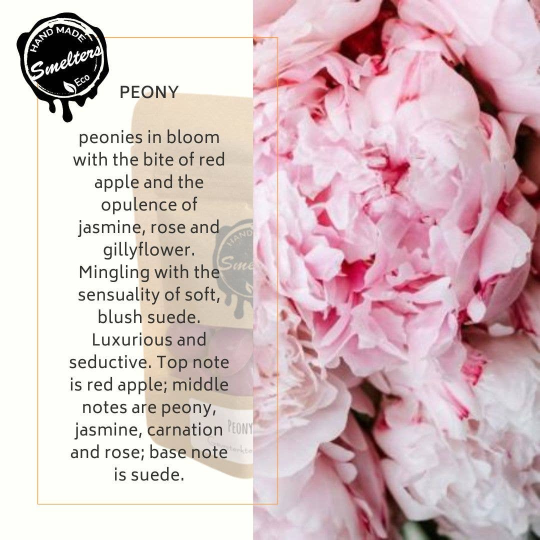 Smelters - Wholesale Wax Melt - Scented Wax - Peony - Kraft Bag - 40g1