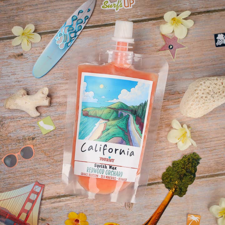 California Squeezable Squish Wax Melt for wholesale by Tourist Products