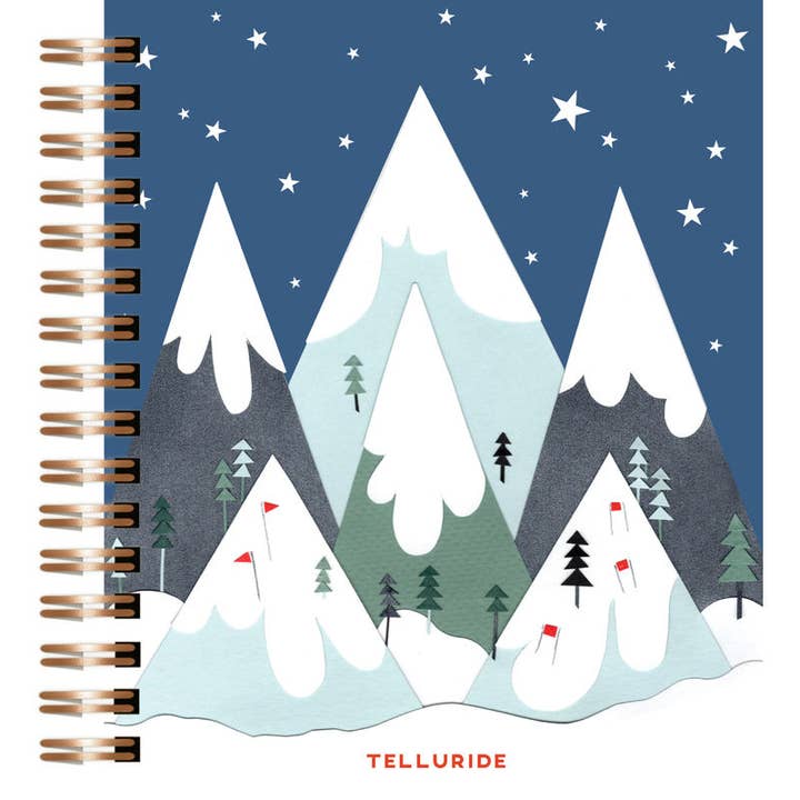 "Telluride Starry Night Journal" – Celestial Mountains for wholesale by Lilybart LLC