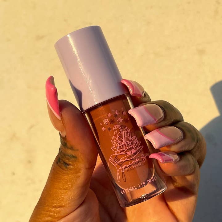 Jasmine's Beauty Secrets - Wholesale Lip-gloss - Crystal Lip Gloss | Rose Quartz Infused Gloss | Valentines 2