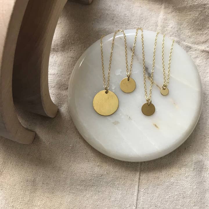 Everyday Disc halskæder (4 størrelser) for engroshandel hos Melissa Jenkins Designs