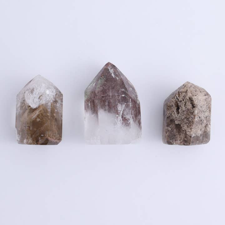 Mi Esperanza Minerals - Wholesale Spiritual Stone/Crystal - Garden Quartz Towers Set of 205