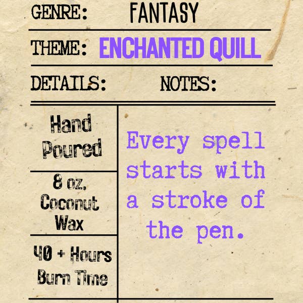 The Vintage Flame Candles - Wholesale Jar/Filled Candle - Reading Nook - Ink & Ember Collection 5