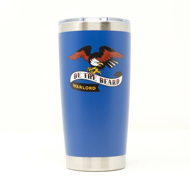 Bicchiere in acciaio inossidabile Freedom Eagle (blu reale) per la vendita all'ingrosso da parte di Warlord - Men's Grooming Essentials | Veteran Owned