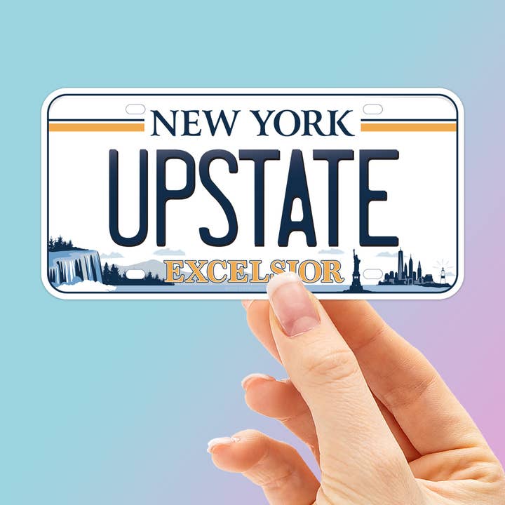 Upstate New York Autoaufkleber - NY Nummernschild Aufkleber für den Großhandel von Sentinel Supply