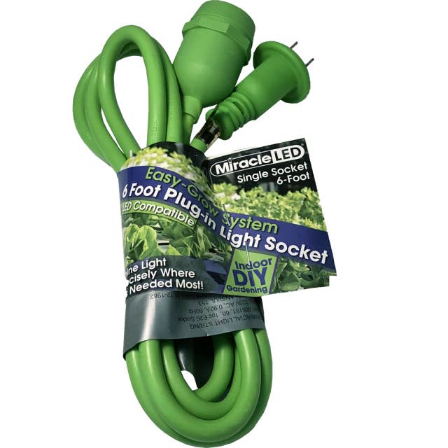 Miracle LED - Wholesale String Lights - 6' LED Ready Easy-Grow Lighting System E26 Single-Socket