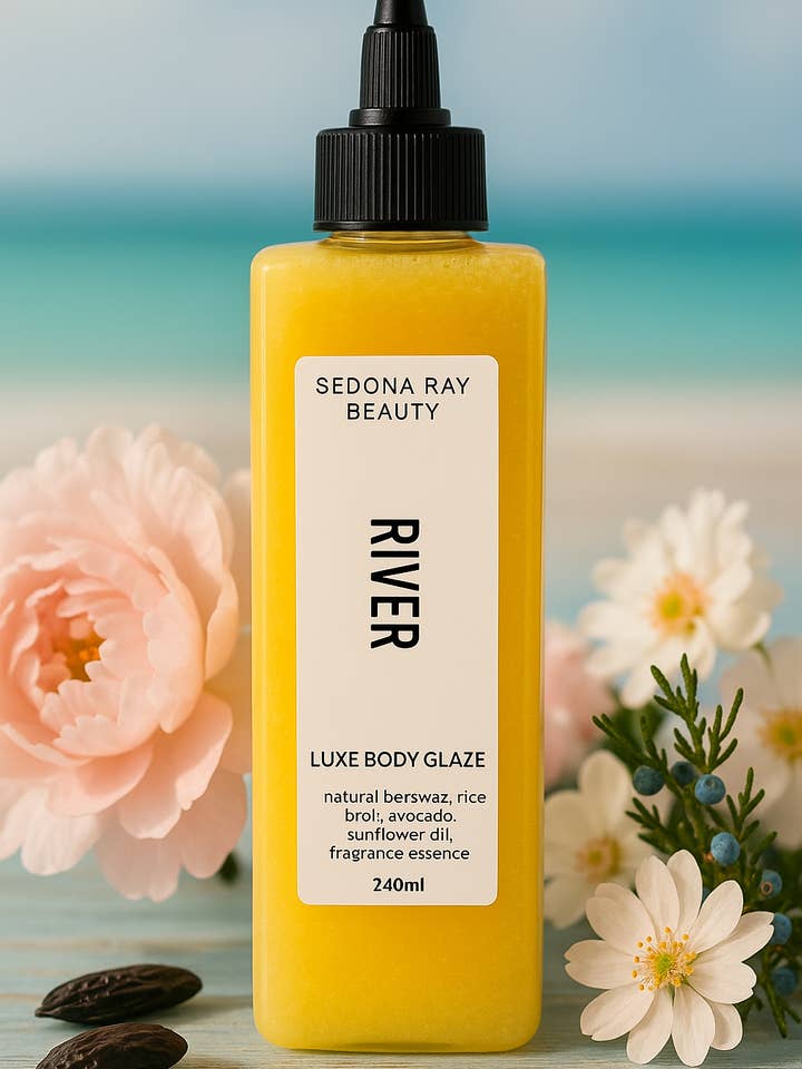 Golden Mirage Body Glaze for wholesale by Sedona Ray Holistic Beauty