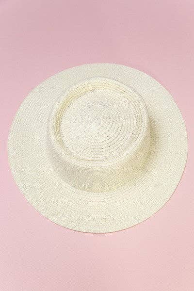 JOSSLYN by wall to wall - Vente Chapeau de paille – femme - CHAPEAUX DE SOLEIL CLASSIQUES EN PAILLE DE BATEAU | 40HW6037