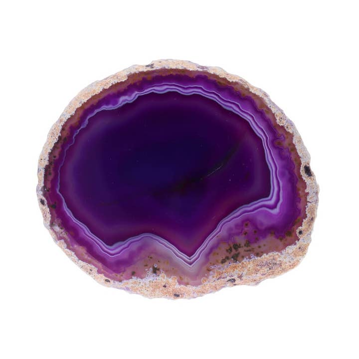 Vives de la Cortada S.L - Wholesale Spiritual Stone/Crystal - Medium dyed lilac agate plate1