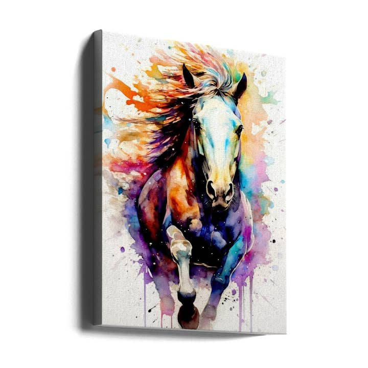 Aquarelpaard (8) voor wholesale door GTA ART