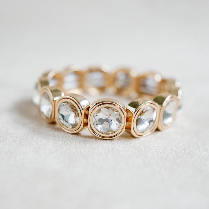 City Girl Round Bracelet - Gold for wholesale by Smith and Co. Design