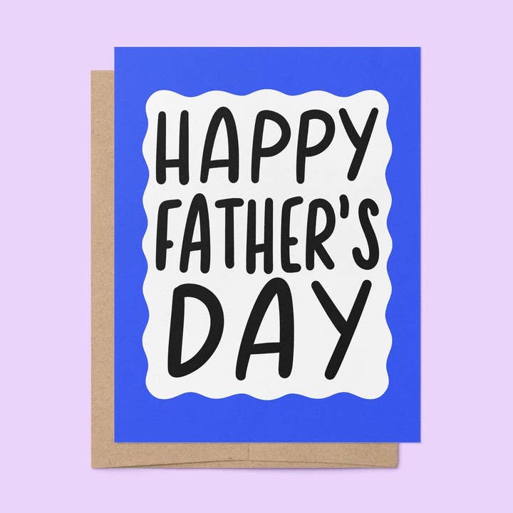 Glückliche Vatertagskarte für den Großhandel von MangoIllustrated