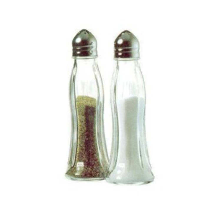 Hakan – wholesale Salt & pepper shaker set – Glass Salt and Pepper Shakers for Kitchen, Tower Salt Shaker