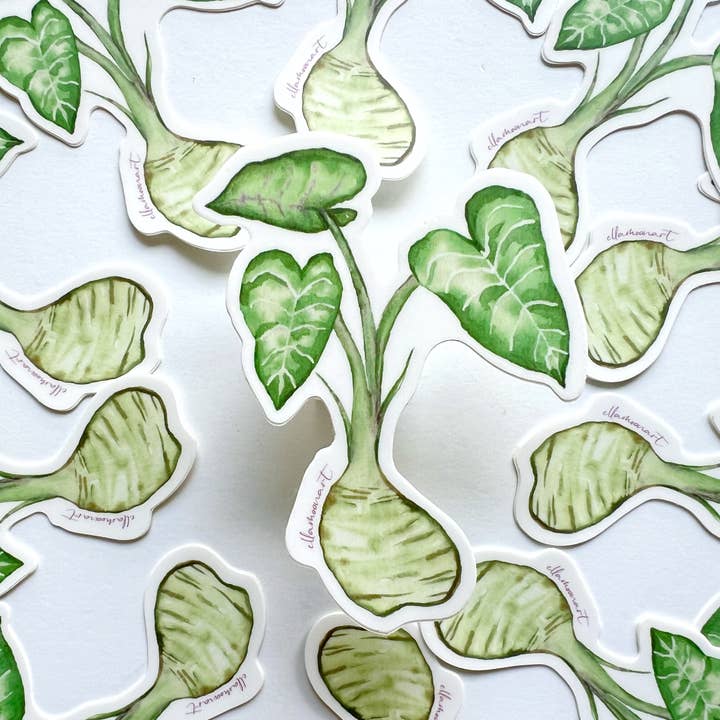 Kalo-sticker | Aquarel | Kunststicker | Vinyl voor wholesale door Ellamoonart