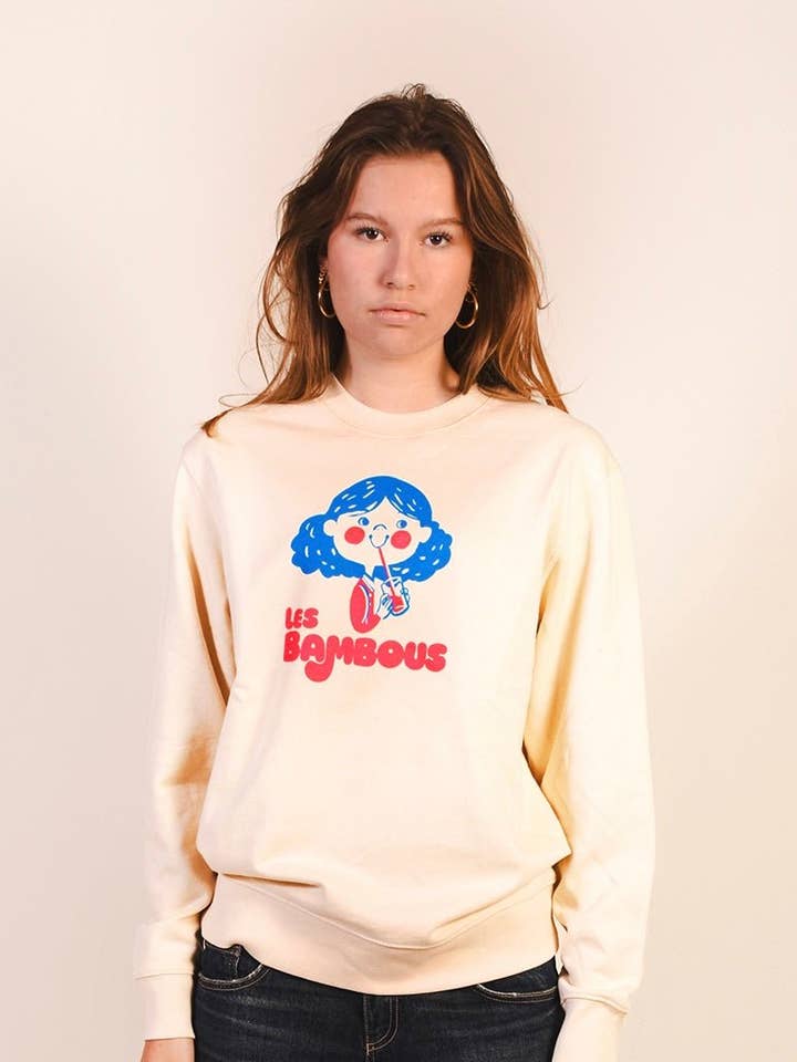 Limonade Bio-Pullover Erwachsene - naturbelassen für den Großhandel von BonjourTatin