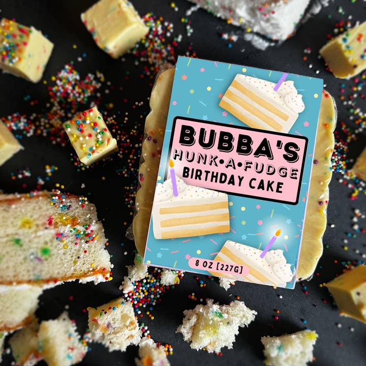 Bubba's Fudge - Wholesale Fudge - BUBBA'S BIRTHDAY CAKE FUDGE