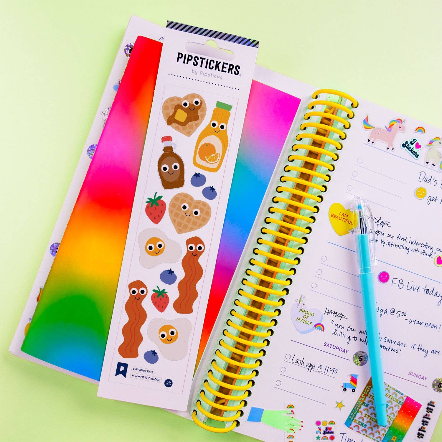 Pipsticks - Wholesale Sticker - Googly Eyed Eye-conic Eats2