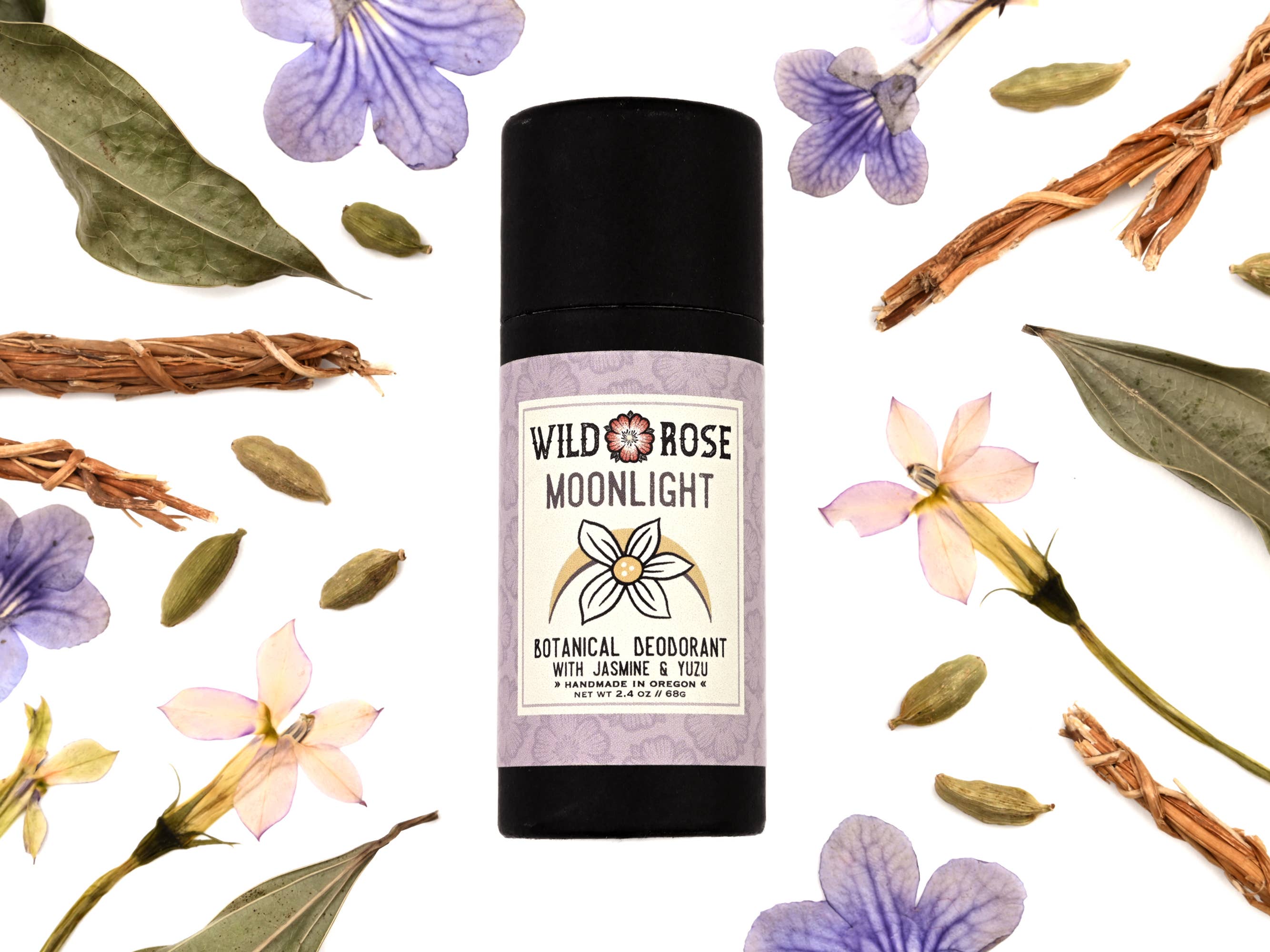 Wild Rose Herbs - Wholesale Deodorant - Unisex - Moonlight Botanical Deodorant - 2.4oz