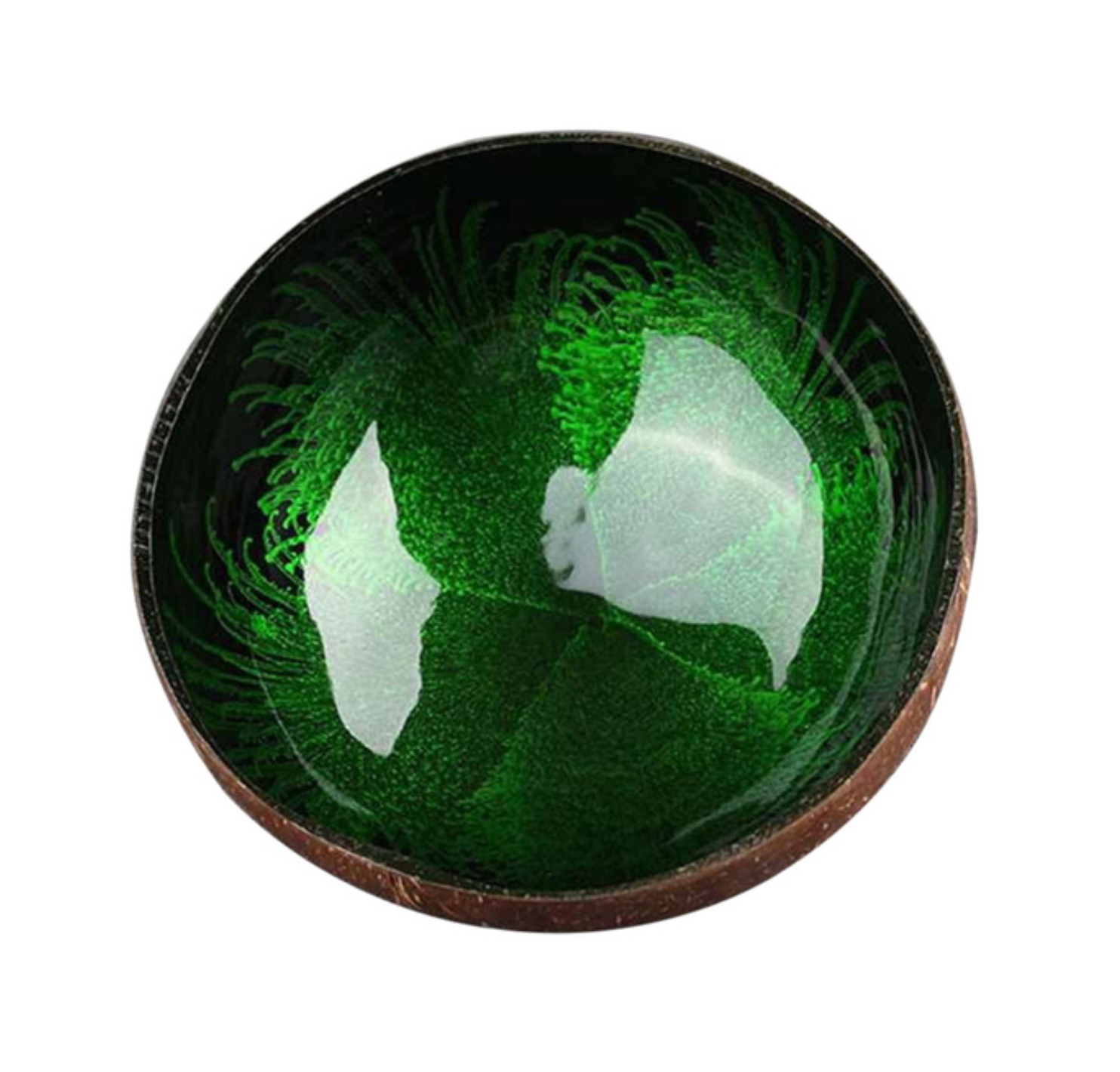 Homerely (We Cover All Import Duties) - Vente Assiettes/plats/bols de décoration - Bol décoratif vintage en coque de noix de coco naturelle6