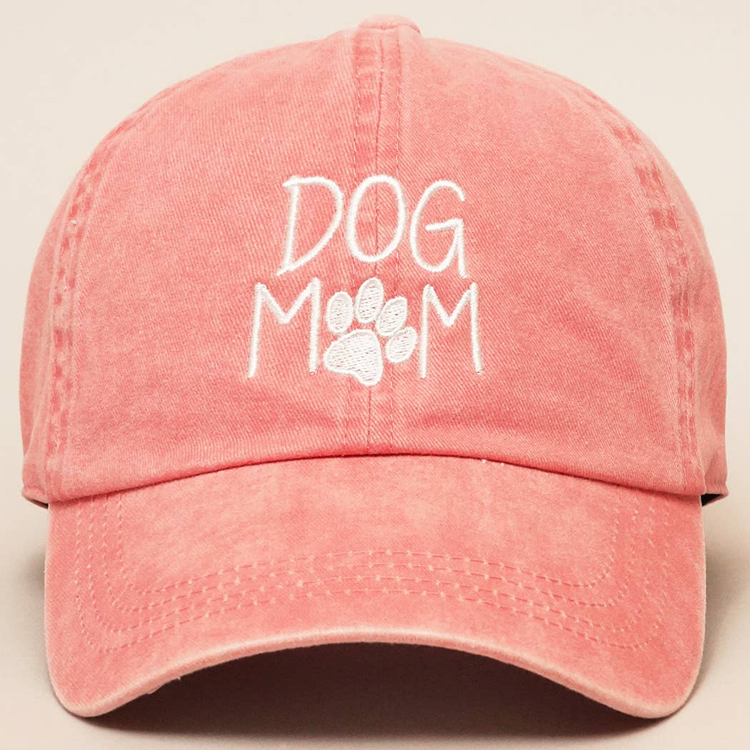Fashion City - Vendita all'ingrosso Cappellino da baseball - Donna - Cappelli da baseball in cotone ricamati DOG MOM, stile vintage13
