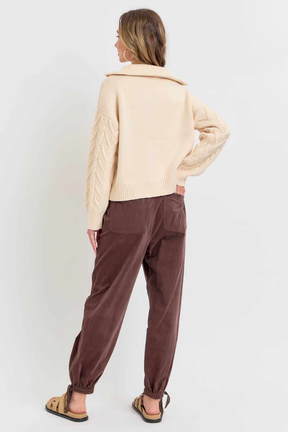 Sweet Lovely by Jen – wholesale Lounge Sweatpants/jogging bottoms – Women's – CORDUROY PULL-ON-PANTS/JOGGER45