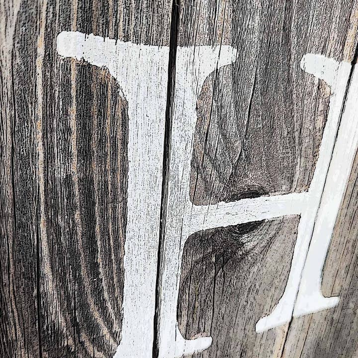 Rockin'Wood - Wholesale Outdoor Sign - Oh Hello Vertical Sign Porch Leaner – Hand Painted4