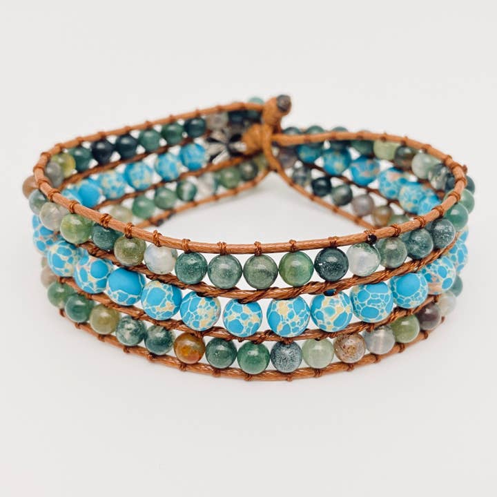 Mio Queena - Vente Bracelet de perles - Bracelet en perles fait main Bracelet en pierre naturelle17