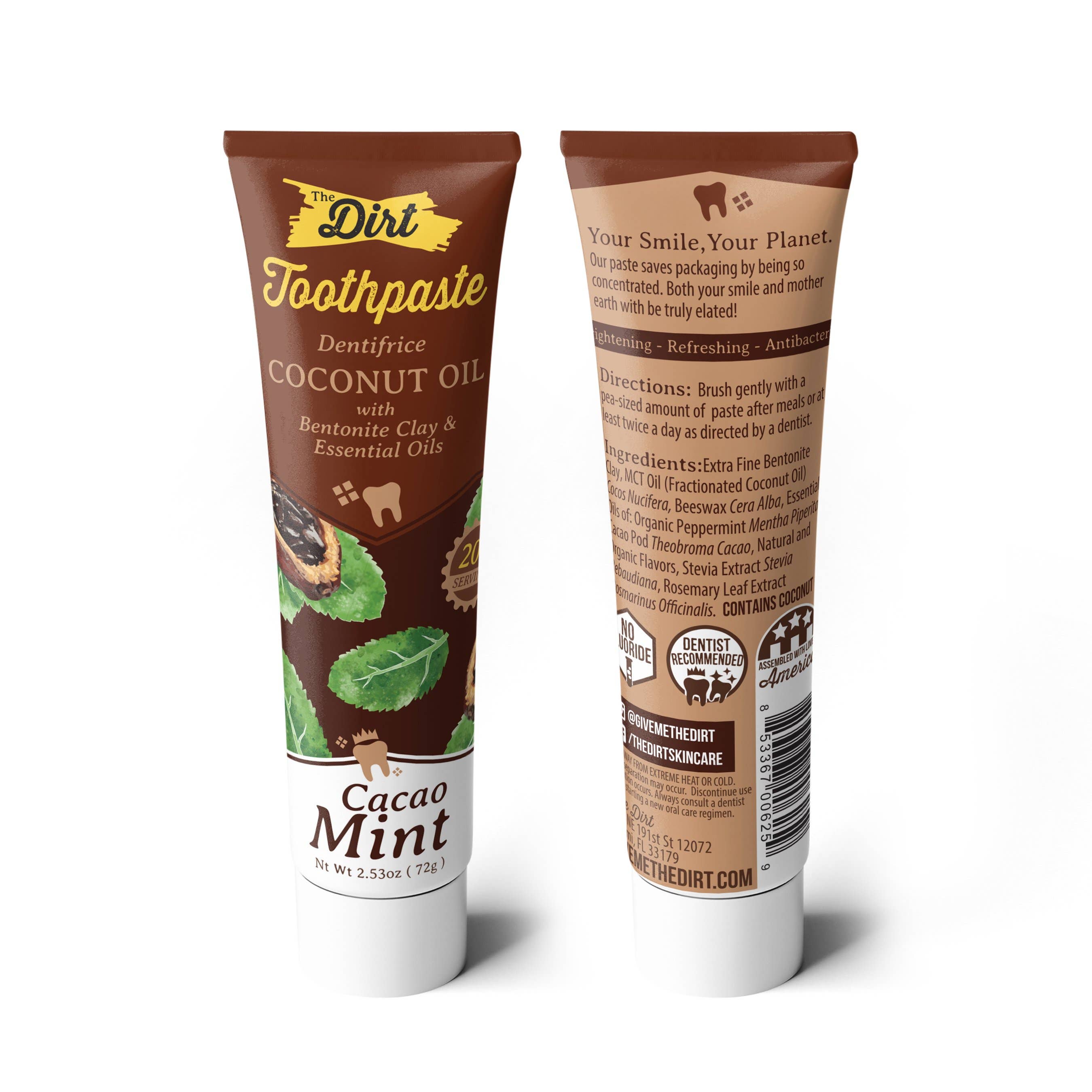 The Dirt Personal Care - Wholesale Toothpaste - Coconut Oil Toothpaste5