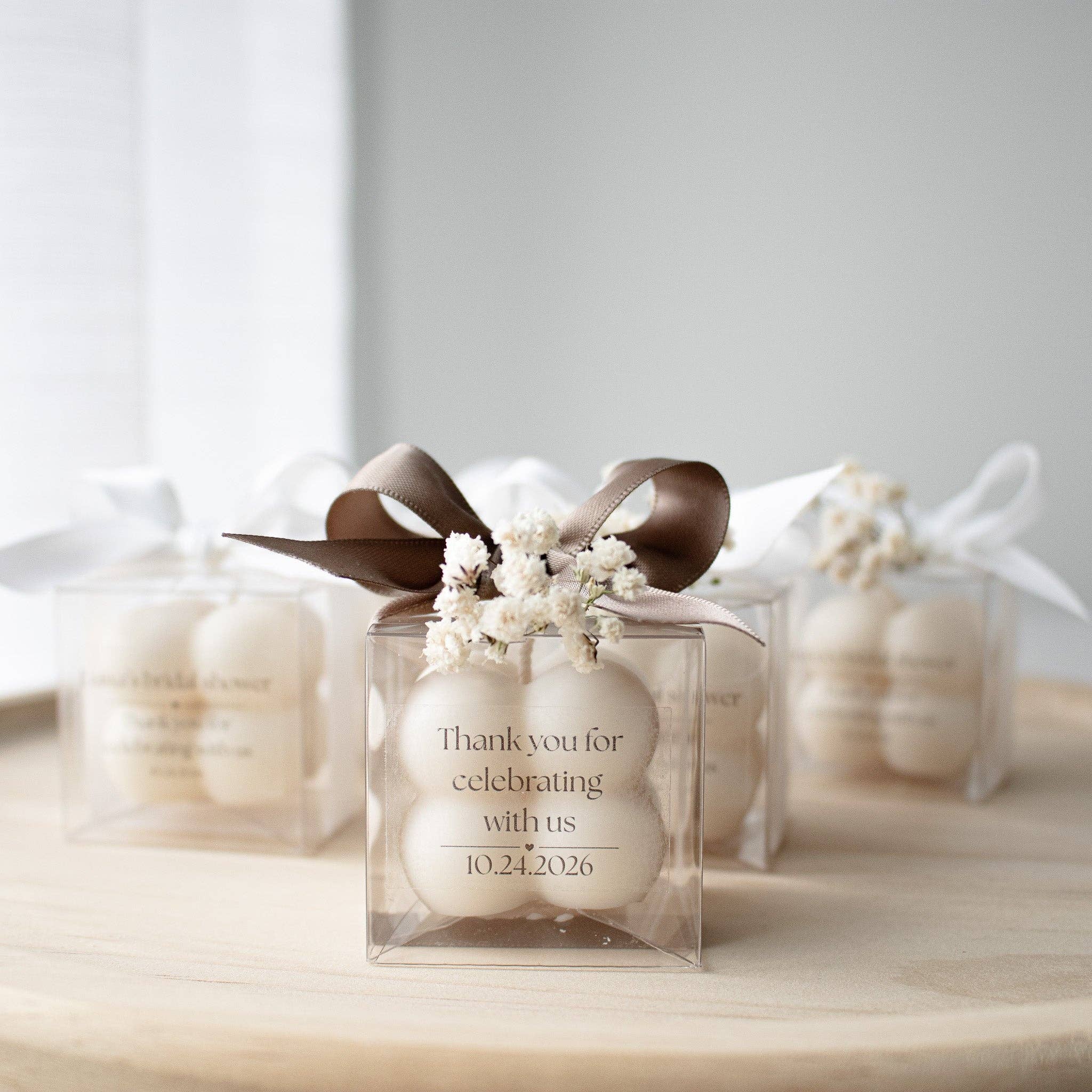 Glowing Harmony Candle Co - Wholesale Party Favor - Personalized Candle Wedding Favors, Bubble Candle Party Favors8