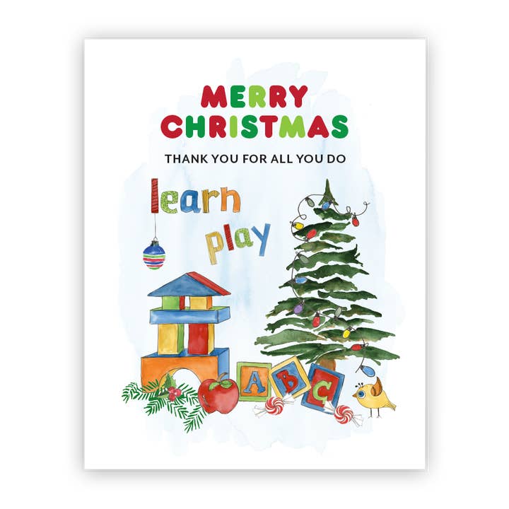 Eight21 Studios + Unique Greeting Cards, Art and Stationery - Wholesale Christmas Card - Daycare Teacher Gift, Teacher Gifts for Preschool Teachers11