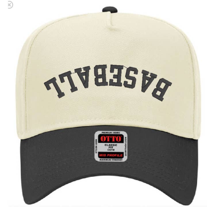 Baseball Upside Down Embroidered Hat for wholesale by AMD Embroidery KC