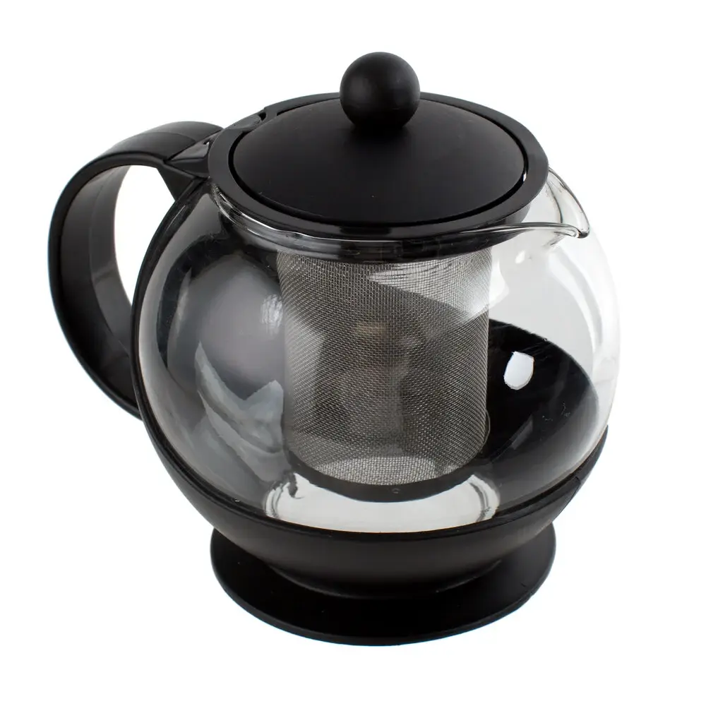 Sensational Herbs - Wholesale Tea Pot - Glass Tea Pot w/Infuser 25oz.1