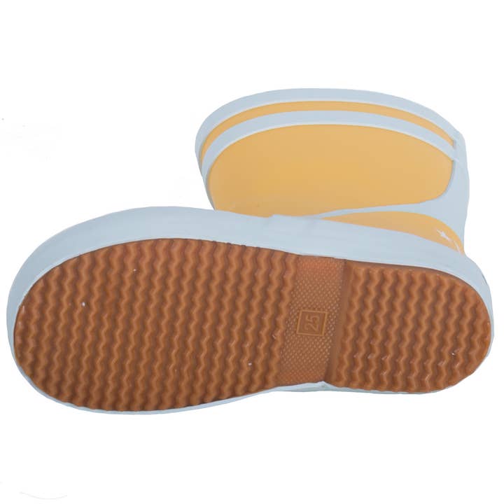 En jaune Bottes en caoutchouc naturel pour enfants - jaunes en vente sur Faire4