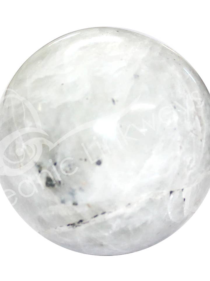 (KG)SPHERE - MOONSTONE, RAINBOW 1.75-2.5" for wholesale by Oceanic Linkways Inc