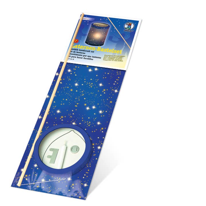 URSUS® / Buntpapierfabrik Ludwig Bähr GmbH & Co. KG - Wholesale DIY Craft Kit - Lantern craft kit 7 “Starry sky”