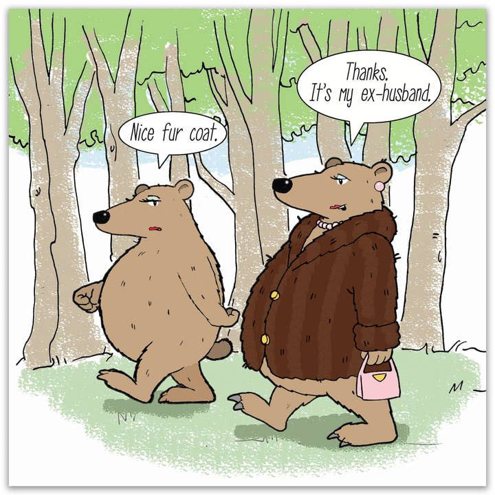 Twizler Ltd – wholesale Everyday greeting card – Ex-Husband - Funny Blank Card1