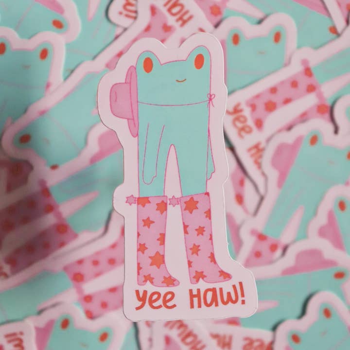 Day Dreamer Studios - Wholesale Sticker - Yee Haw, I’m a Cowboy! | Glossy Waterproof Vinyl Sticker0