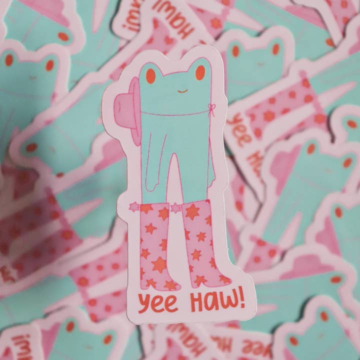 Day Dreamer Studios - Wholesale Sticker - Yee Haw, I’m a Cowboy! | Glossy Waterproof Vinyl Sticker